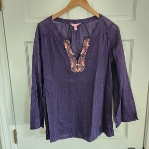 Lilly Pulitzer Navy Tunic